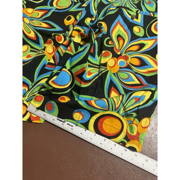 Loudmouth Men's Size 38W10 "Inseam Psychedelic Floral Multicolored Golf Shorts - Picture 5 of 5